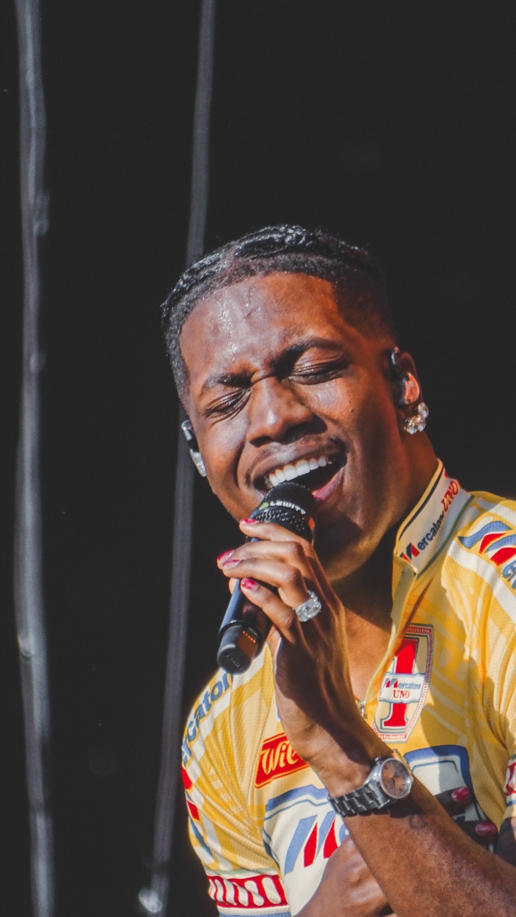 Lil Yachty performing live outdoors