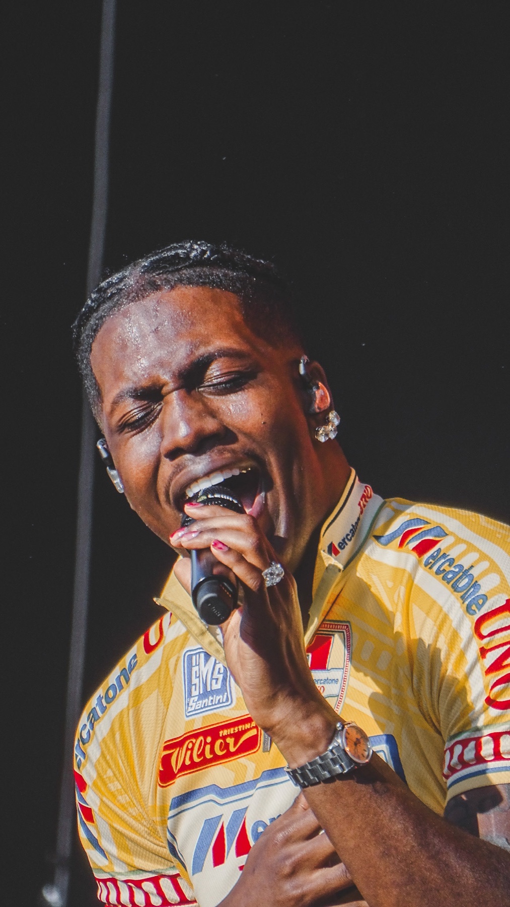 Lil Yachty performing live outdoors